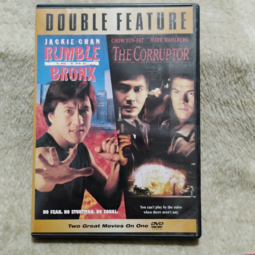Rumble in the Bronx The Corruptor Double Feature DVD Jackie Chan Mark Wahlberg